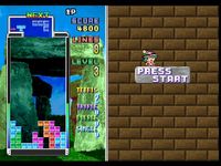 une photo d'Ã©cran de Tetris Plus sur Sega Saturn
